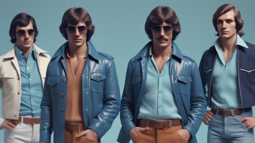 Key elements of 70s fashion for Men 2